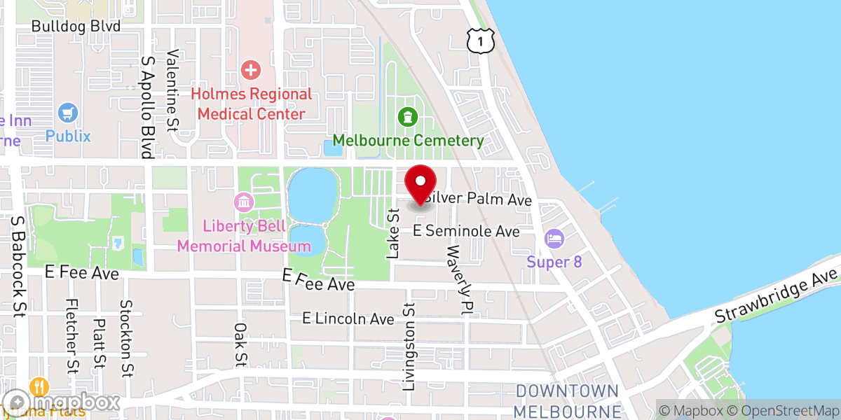 Map showing location of Churchfront