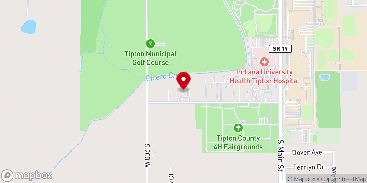 Map showing location of Oasis Community Church