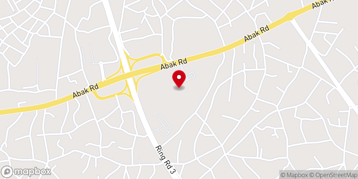 Map showing location of Mountain Of Fire Ministries