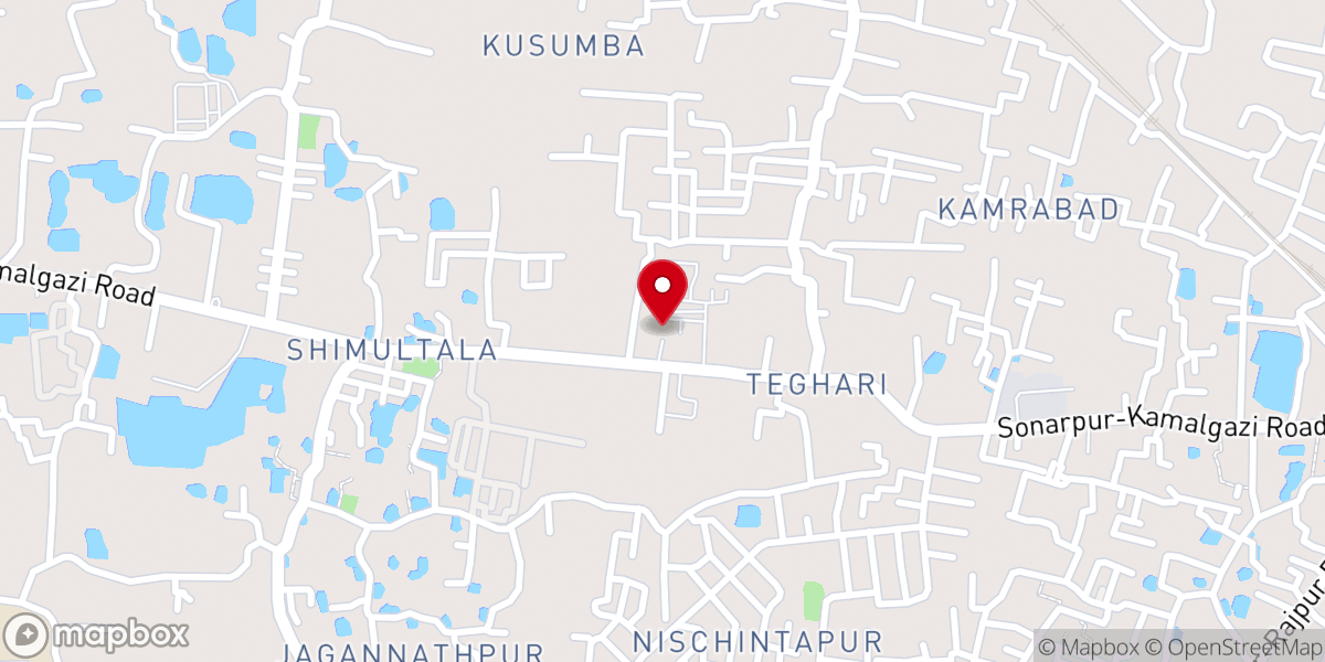 Map showing location of Holy Cross Church Catholic Mission