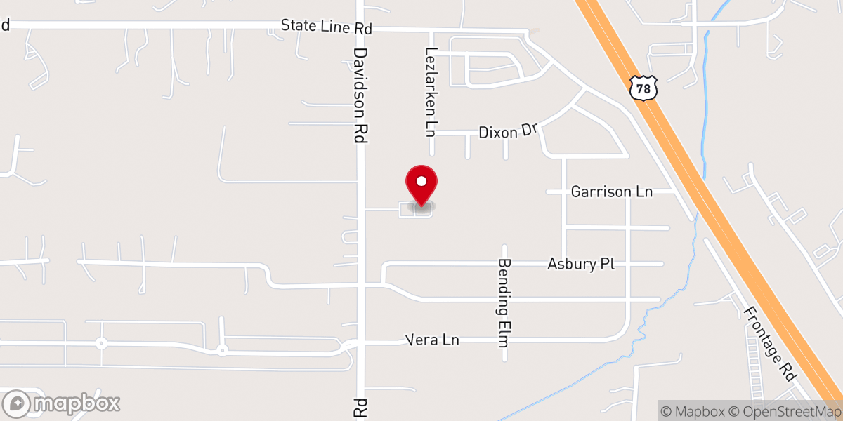 Map showing location of Repairers of the Breach Ministries