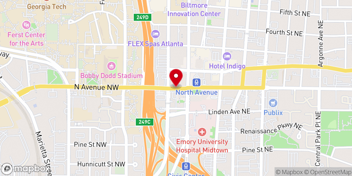 Map showing location of Covenant Network