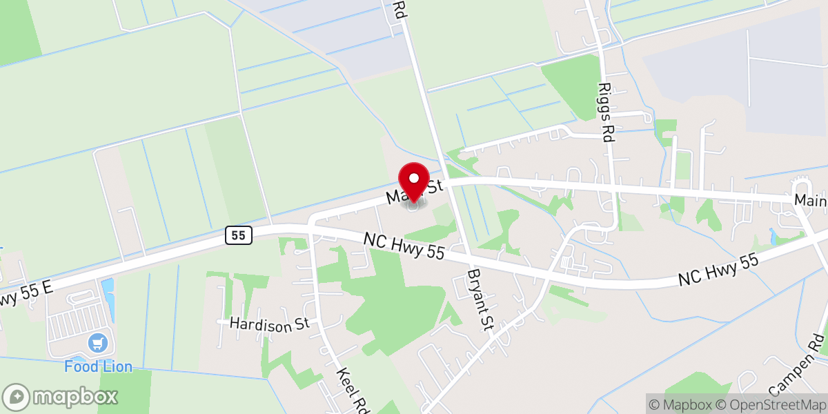 Map showing location of Alliance Holy Church of God