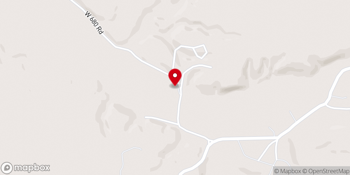Map showing location of Clear Creek Church