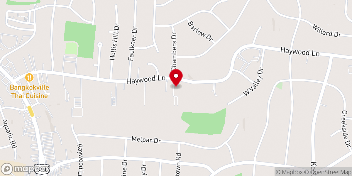 Map showing location of Christ Lutheran Church - ELCA