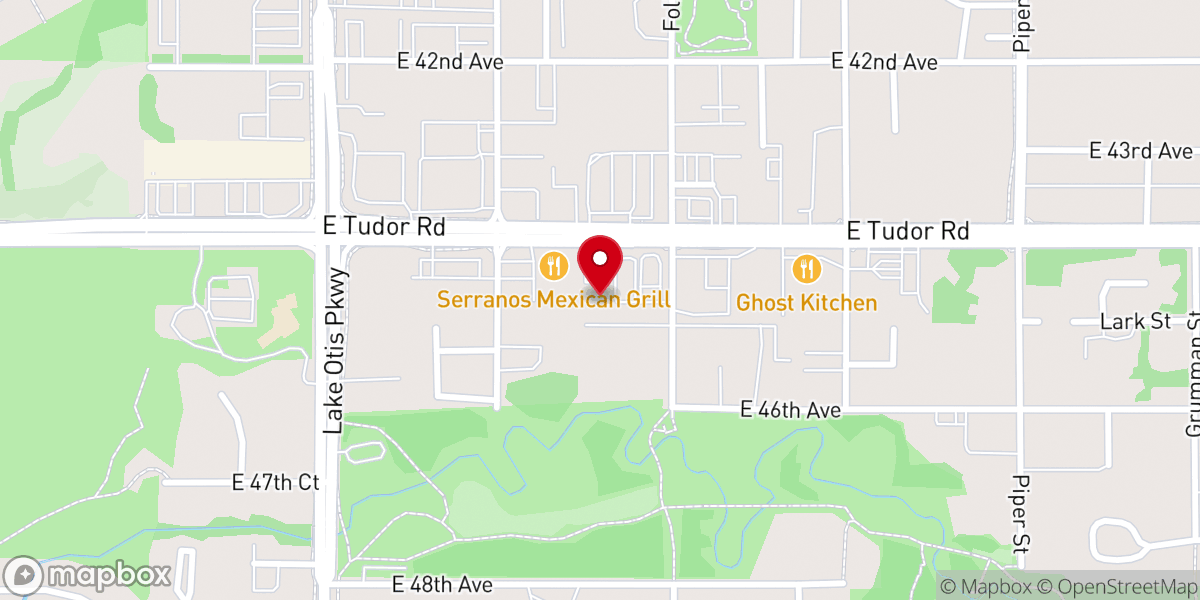 Map showing location of Victory Baptist Church