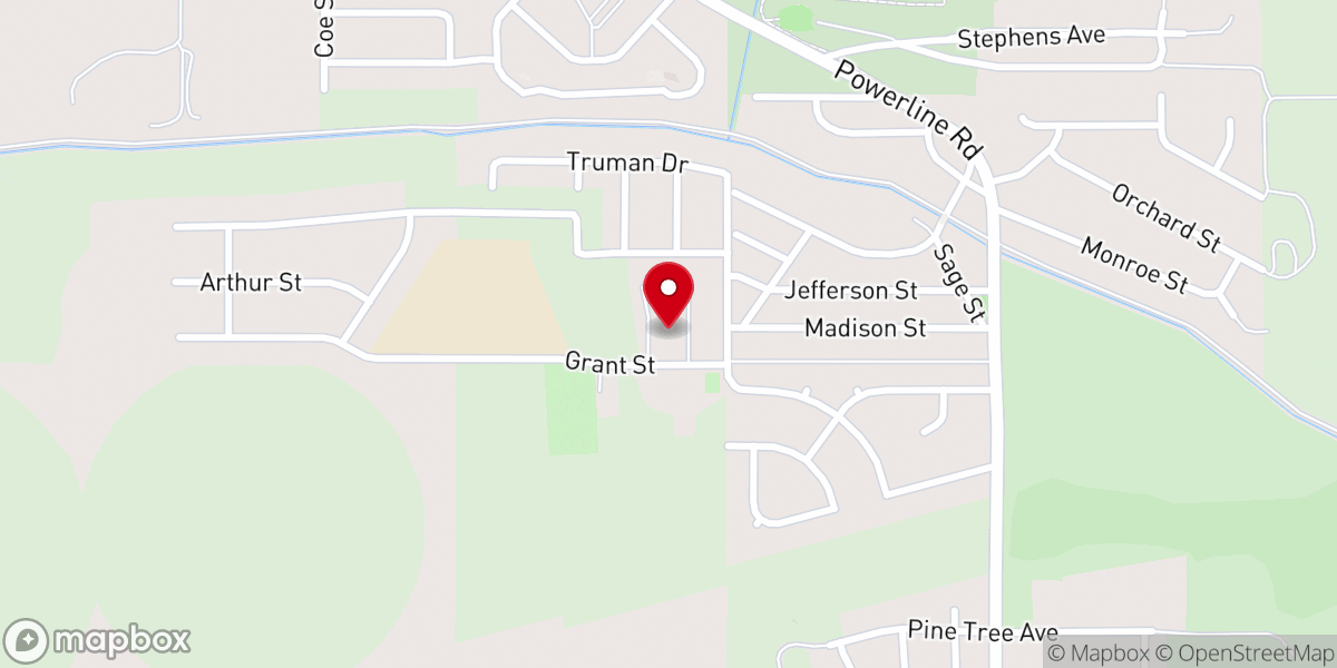 Map showing location of The Church of Jesus Christ of Latter-day Saints