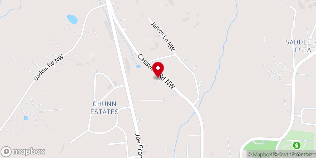 Map showing location of Freedom Worship Center