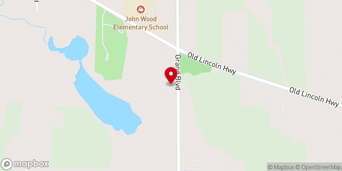 Map showing location of Deep River Church of Christ