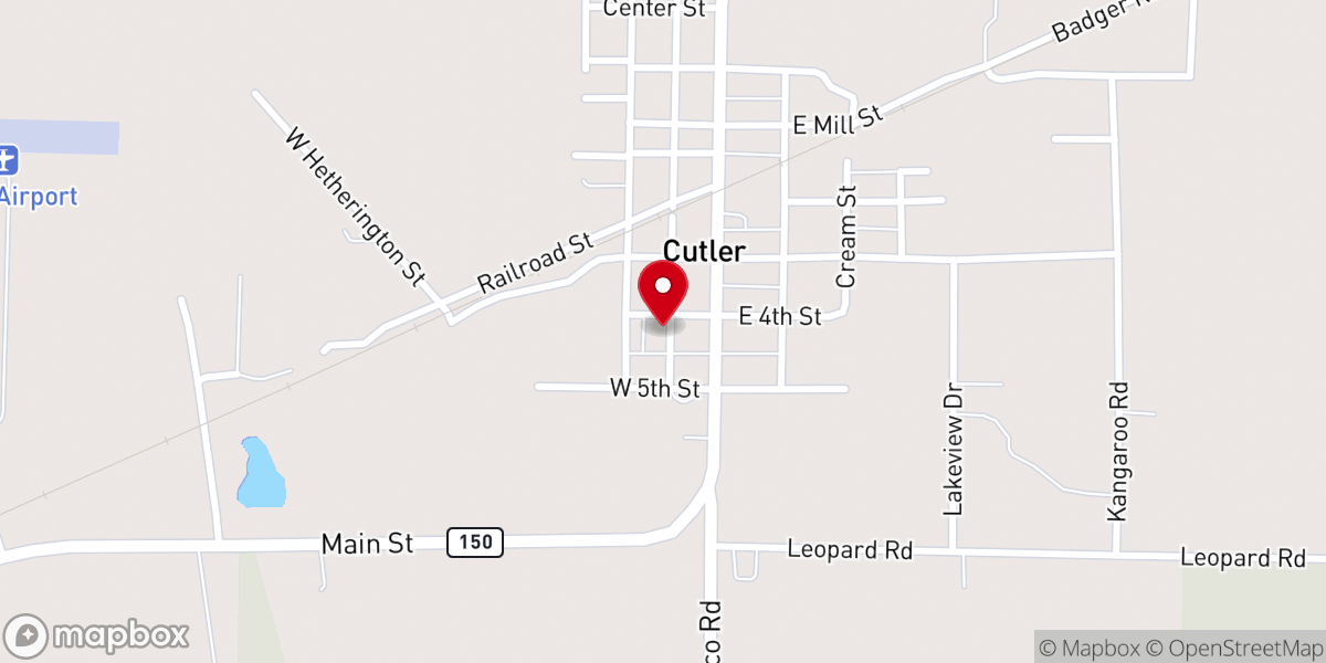 Map showing location of Reformed Presbyterian Church