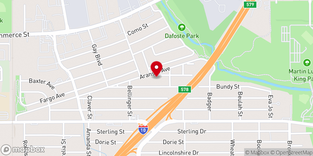 Map showing location of Lilly of the Valley Missionary Baptist Church