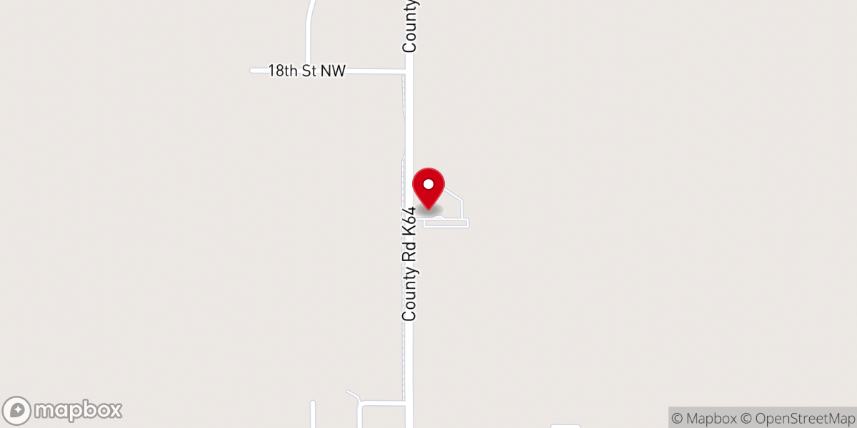 Map showing location of Immanuel Christian Reformed Church