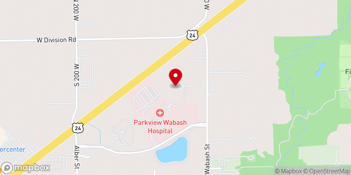 Map showing location of The Apostolic Church of Wabash