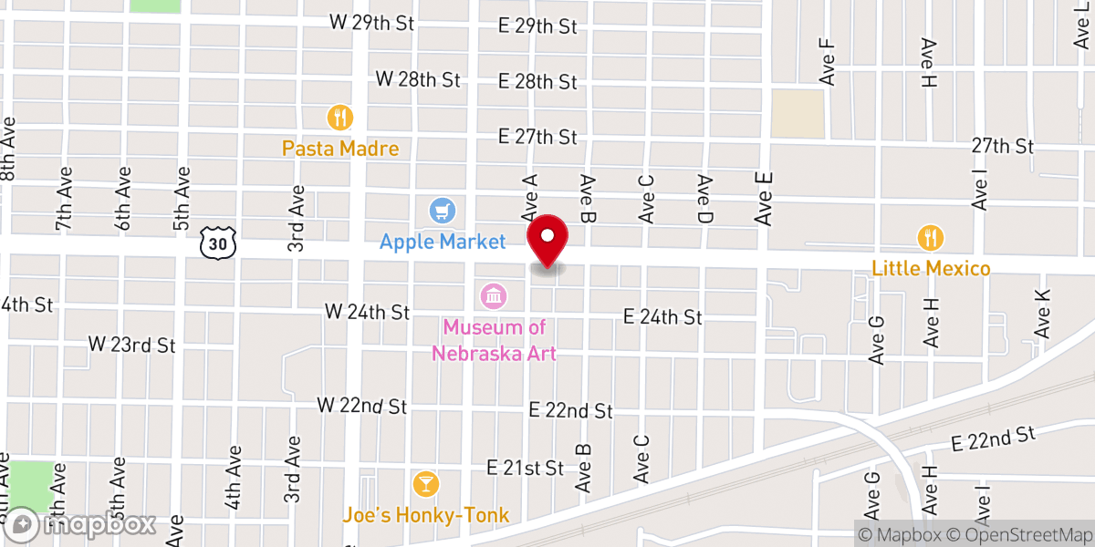 Map showing location of Horner Lieske McBride & Kuhl