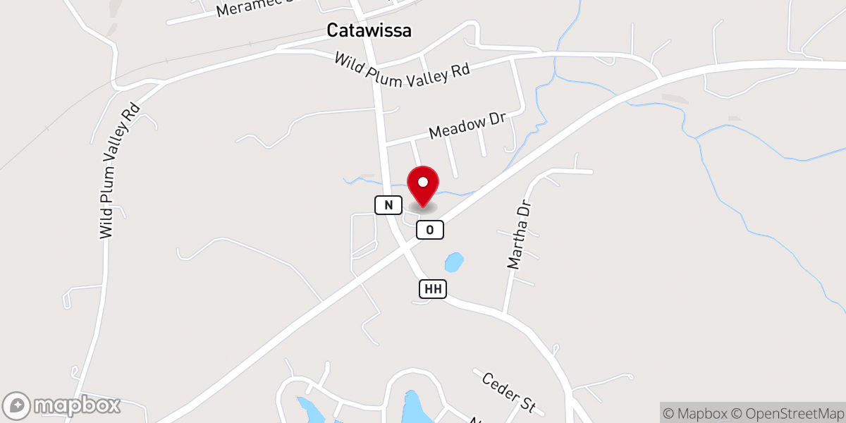 Map showing location of Heart of Worship Church