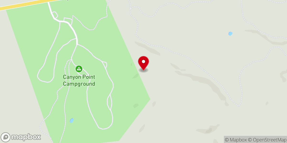 Map showing location of Forest Lakes