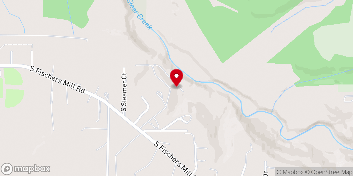 Map showing location of Radiant Touch Weddings