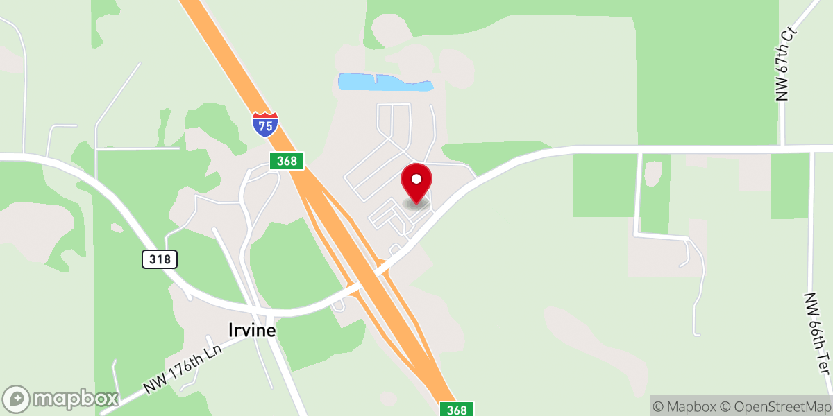 Map showing location of Petro Travel Center