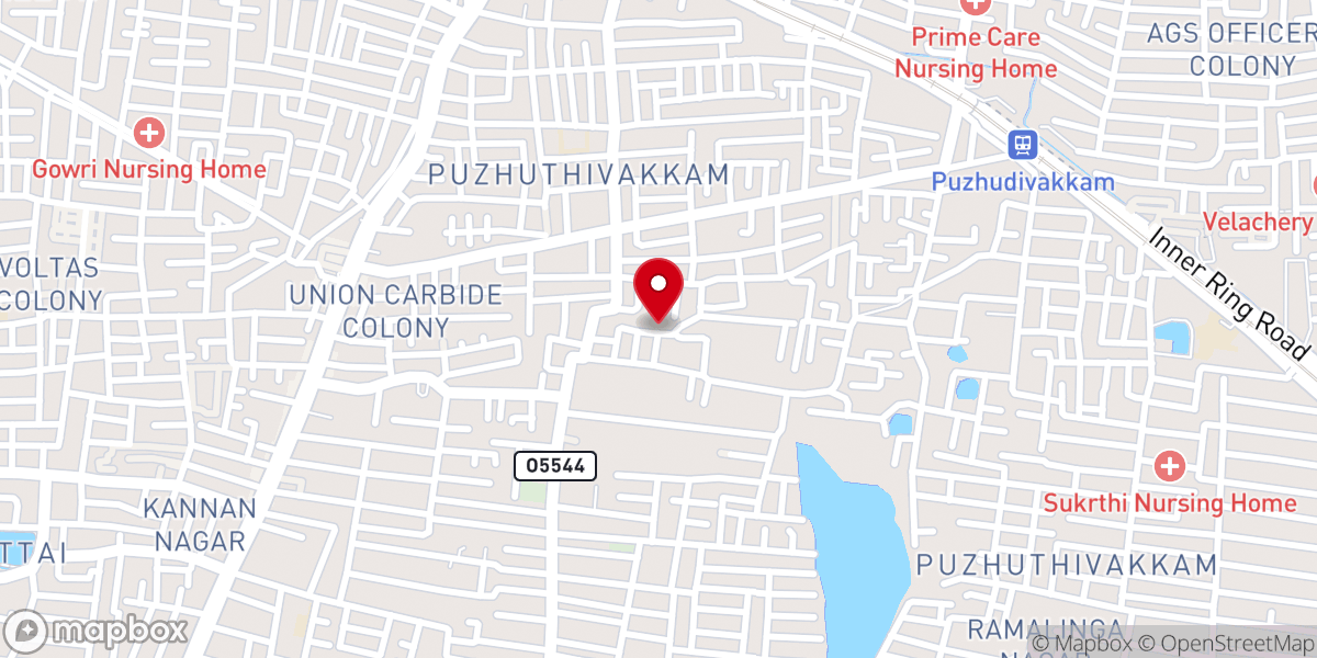 Map showing location of IPC Ebenezer Prayer House