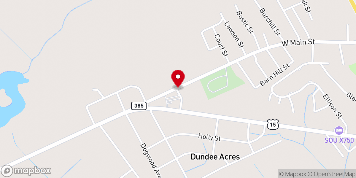 Map showing location of Bennettsville Church of God