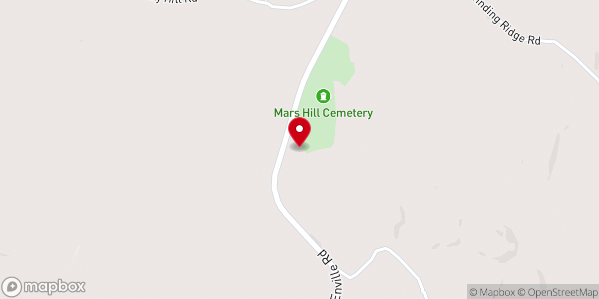 Map showing location of Mars Hill Church