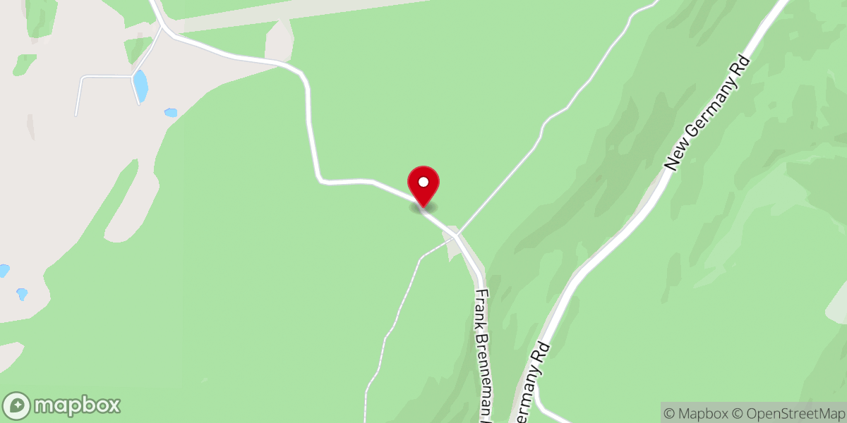 Map showing location of St Johns Lutheran Church