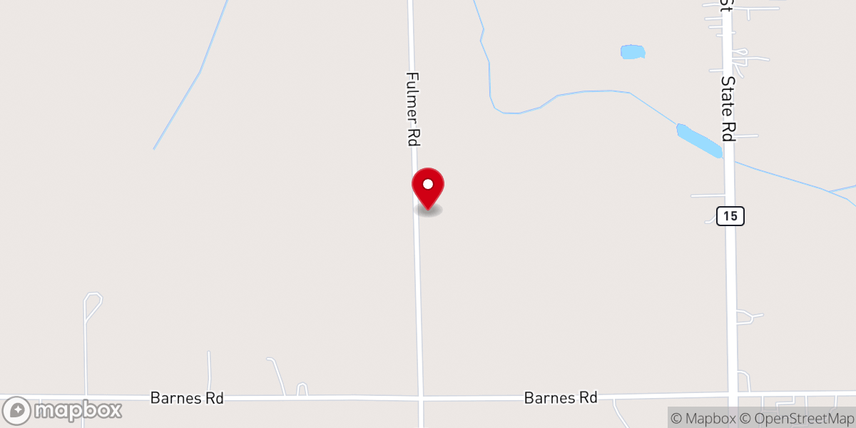 Map showing location of Bruner James