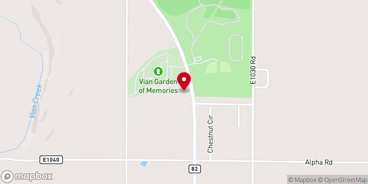 Map showing location of Landmark Missionary Baptist