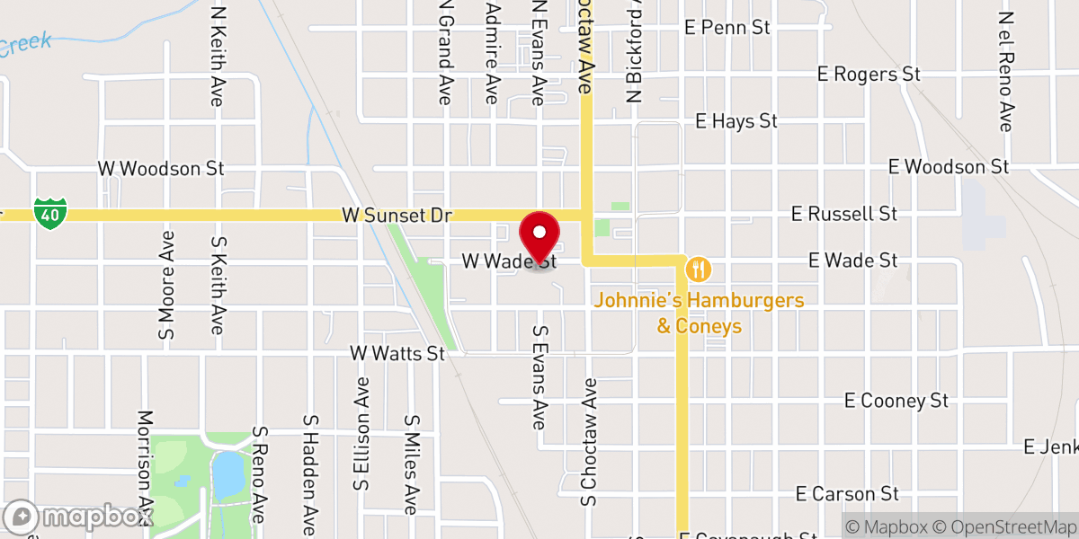 Map showing location of St Katharine Drexel Retirement