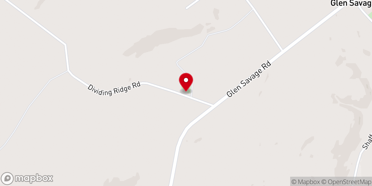 Map showing location of Mt Olive Lutheran Church