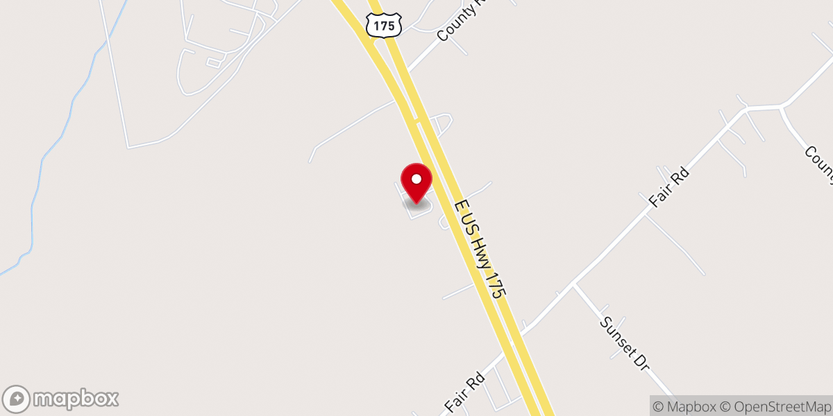 Map showing location of Community Life Church – Kaufman