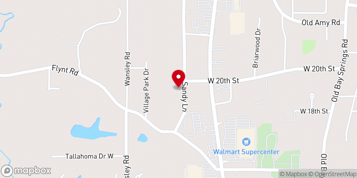 Map showing location of Gene Douglas by Faith Ministries