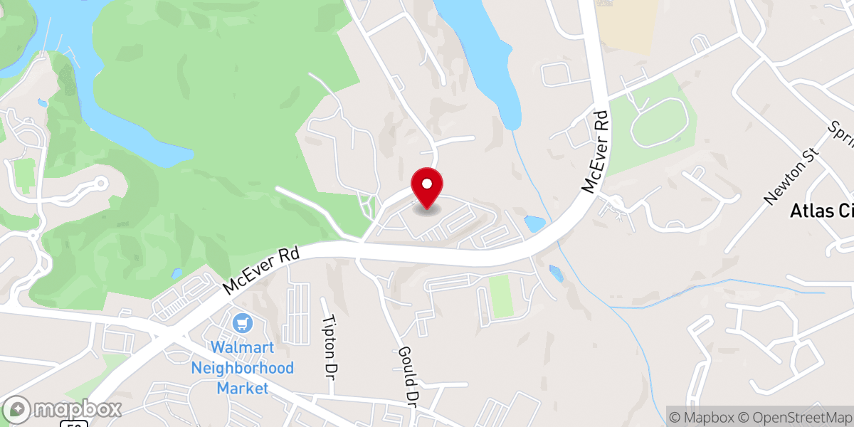 Map showing location of Free Chapel North Campus