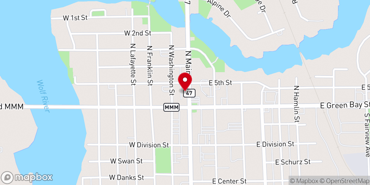 Map showing location of Farm Inn' On Main