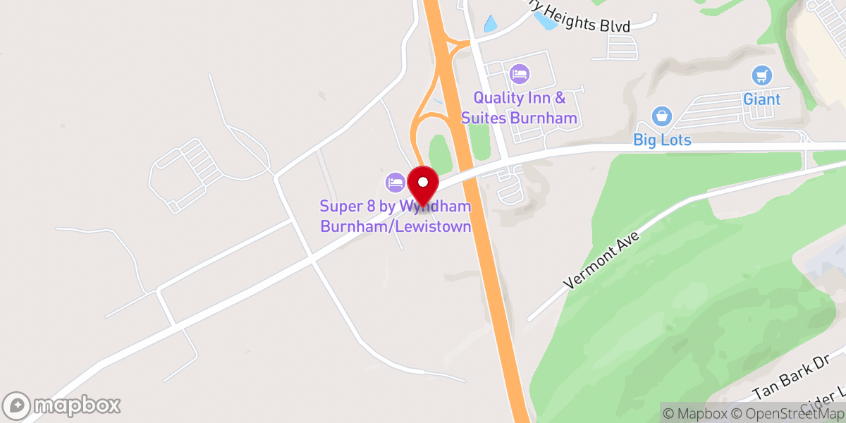 Map showing location of Windyhill Bible Church