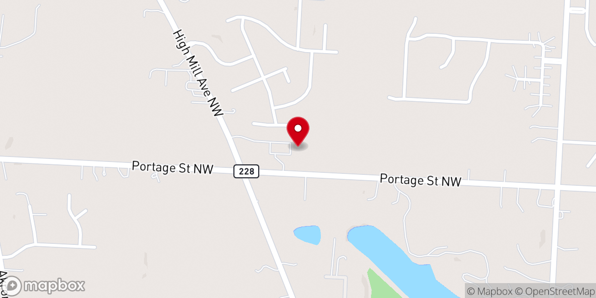 Map showing location of Crosspoint United Methodist Church
