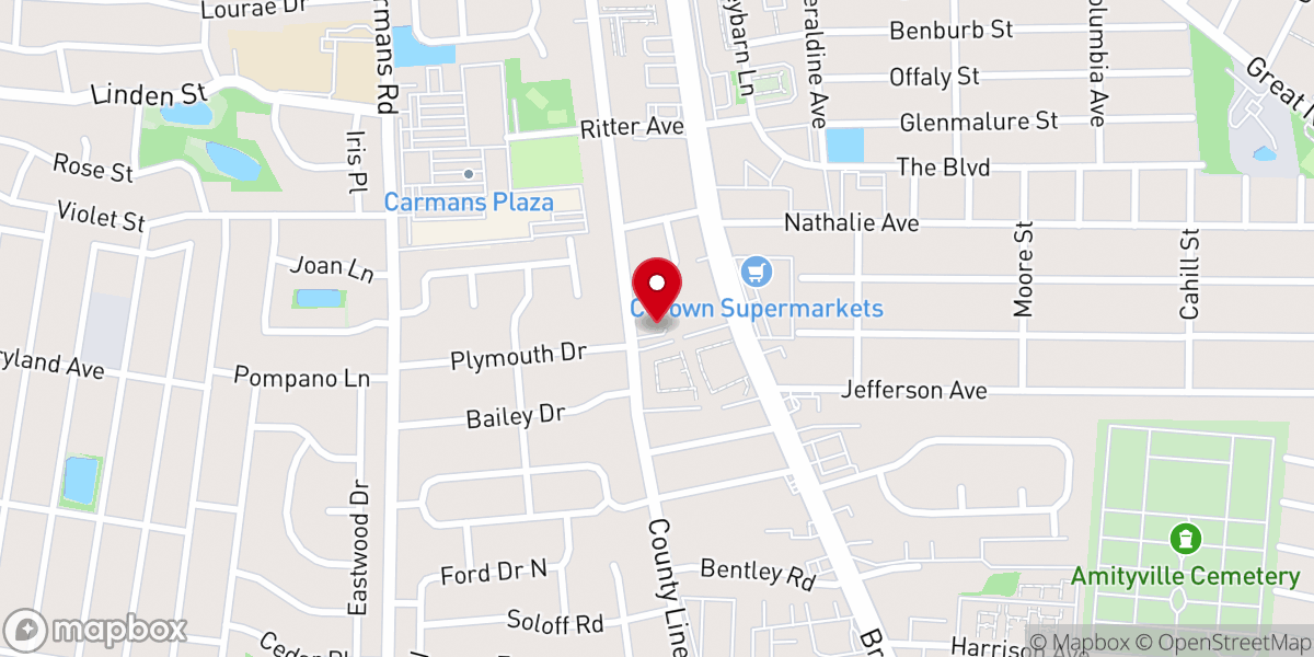 Map showing location of Calvary Chapel of Hope