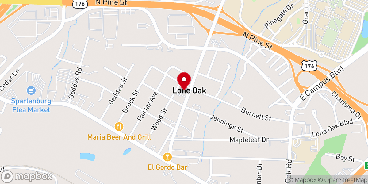 Map showing location of Word of Life Church