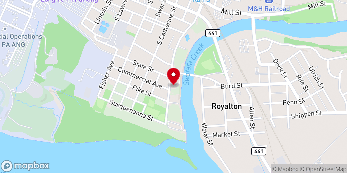 Map showing location of New Beginnings Church
