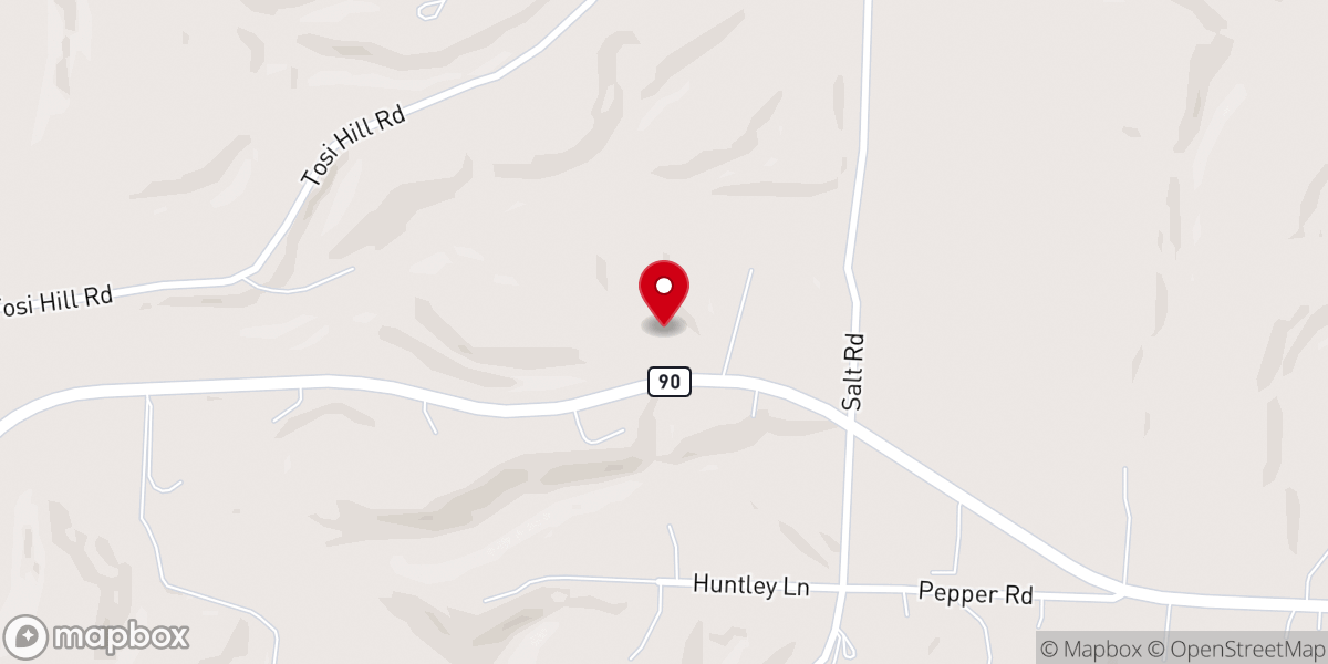 Map showing location of Church of Christ