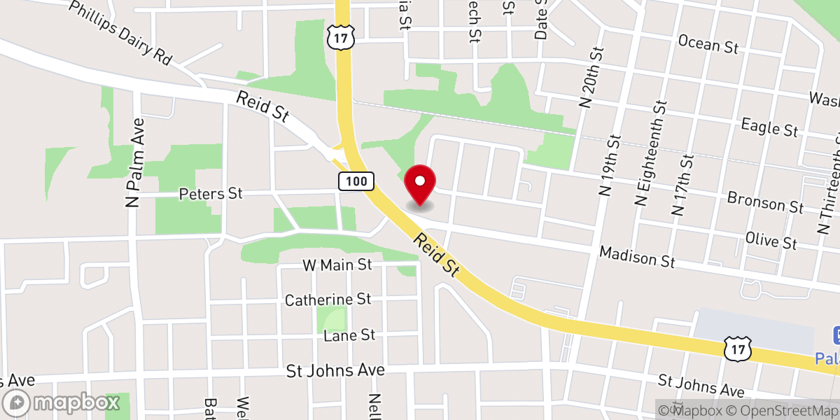 Map showing location of Karl N Flagg Serenity Memorial Chapel