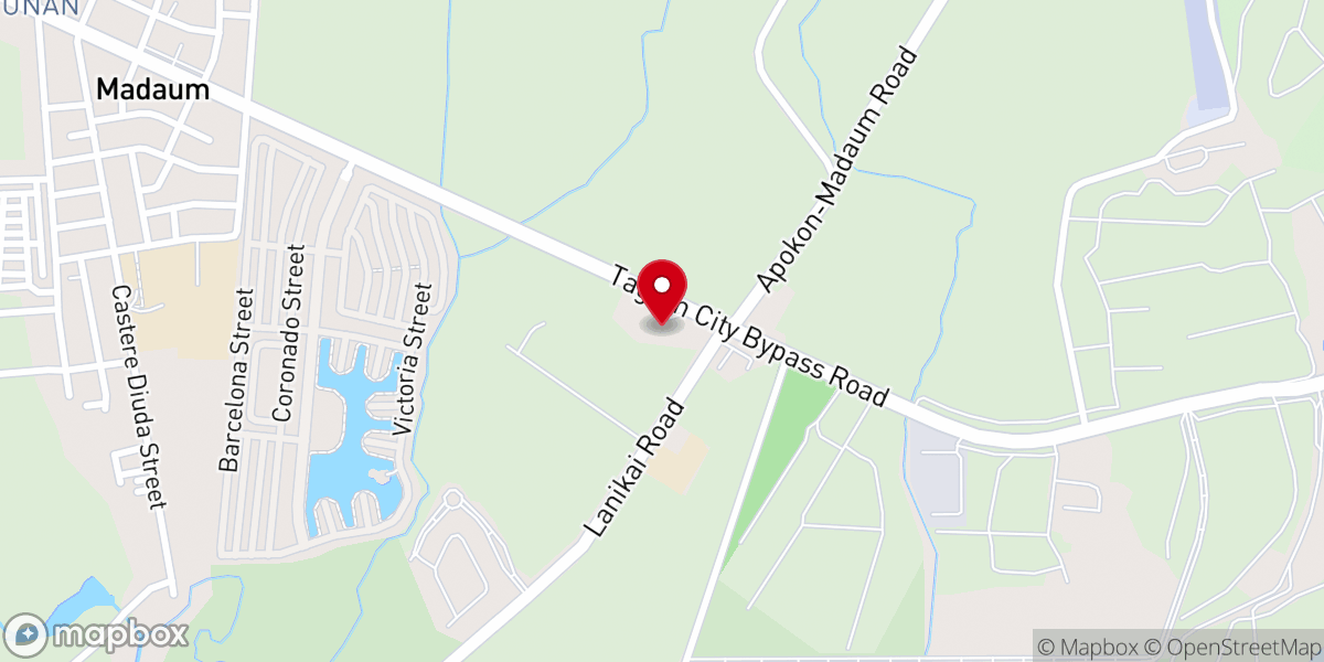 Map showing location of Birhen sa Kasilak Parish