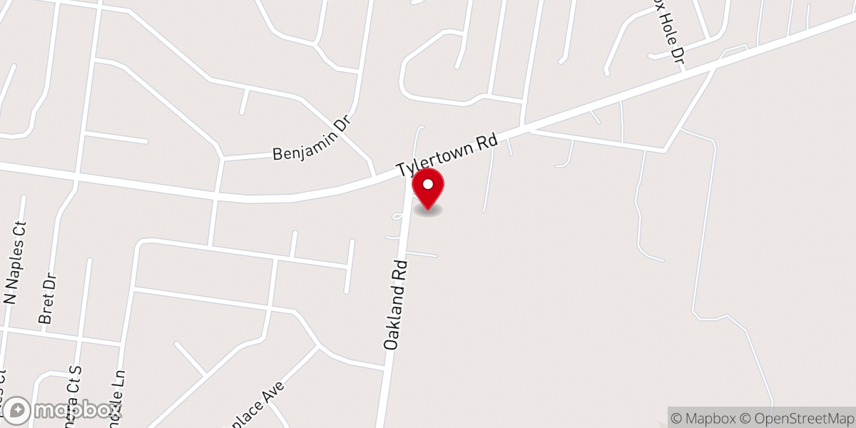 Map showing location of Dominion Worship Center