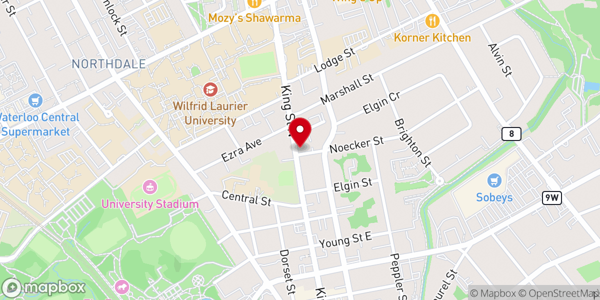 Map showing location of Ukrainian Orthodox Church of Saint Sophia
