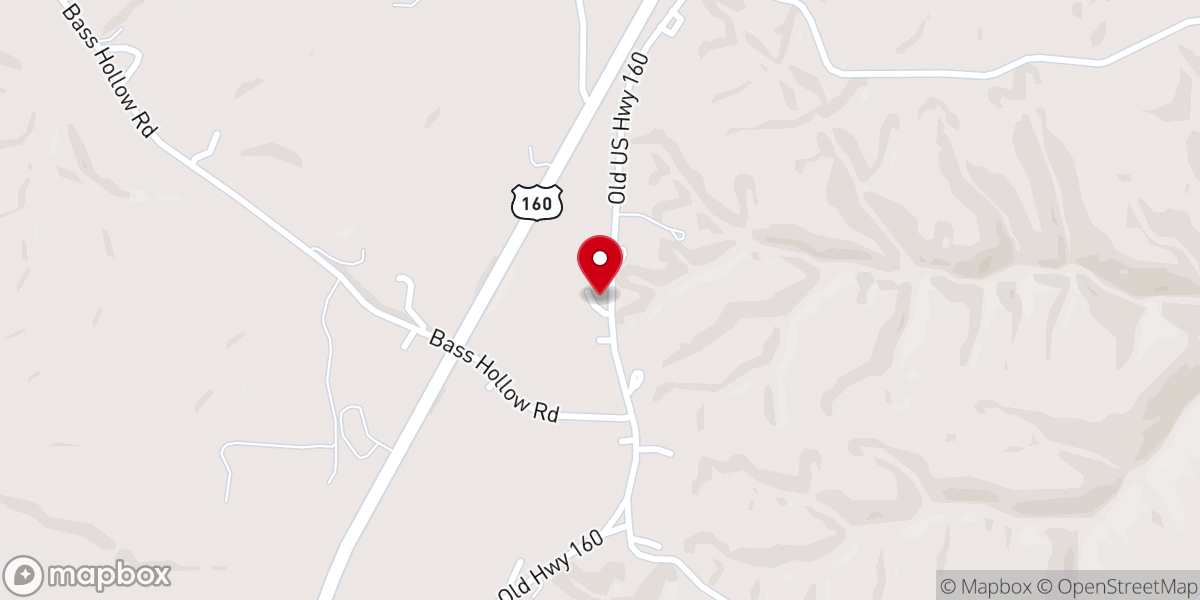 Map showing location of Hill-top Full Gospel Church
