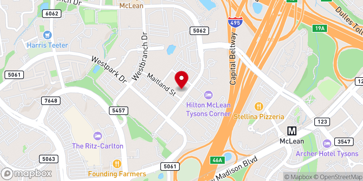 Map showing location of Highgate at the Mile