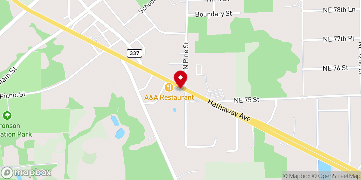 Map showing location of Full Gospel Holiness Church