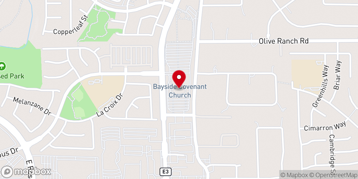Map showing location of Bayside Singles