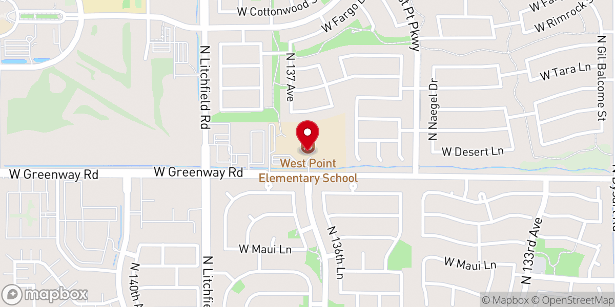 Map showing location of Westgate Community Friends Church