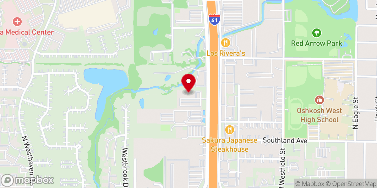 Map showing location of RiverValley Church